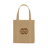 Recyclable Non-Woven Avenue Shopper Tote Bags Imprinted with Logo (Q488311)