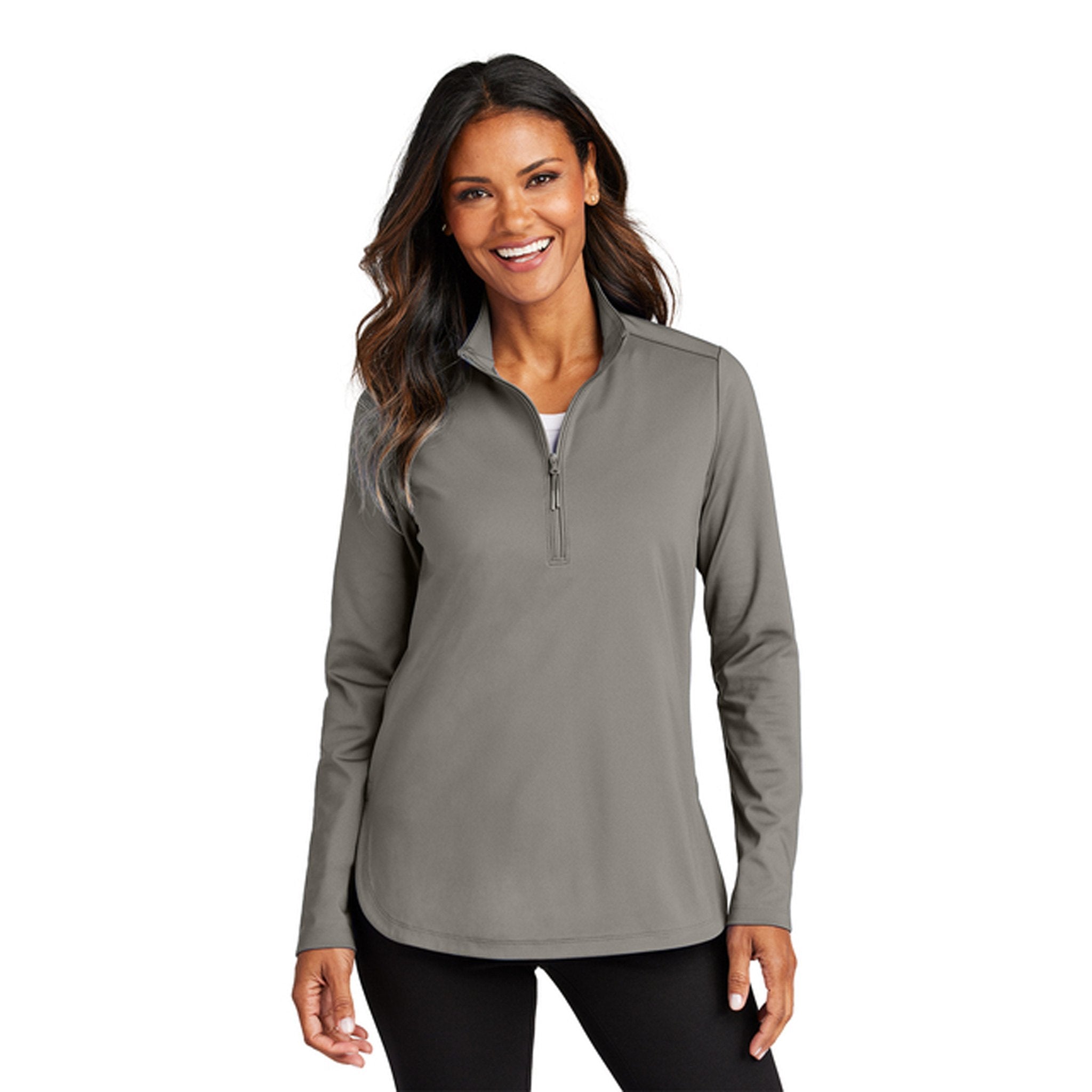 Port Authority® Ladies C-negotiable® Double Knit 1/4-Zip Pullover (Q489922)