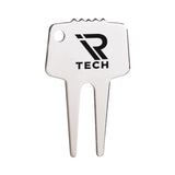 Silver-Tone Divot Repair Tool Imprinted with Logo (Q490122)