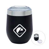 Brisbane 12 Oz. Stainless Steel Wine Tumbler Imprinted with Logo (Q497111)