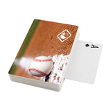 Theme Backs Playing Cards - Baseball Imprinted with Logo (Q497911)