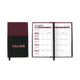 Mystic Series 2 Tone Vinyl Academic Planner Imprinted with Logo (Q498222)