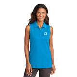 Port Authority® Ladies Dry Zone® UV Micro-Mesh Sleeveless Polo  Imprinted with Logo (Q499922)