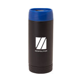 18 Oz. Frosty Double Wall Steel Tumbler/Cooler Imprinted with Logo (Q500622)