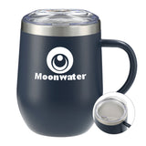 12 Oz. Brew Copper Vacuum Insulated Mug Imprinted with Logo (Q503322)