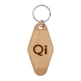 Bamboo Hotel Keytag Imprinted with Logo (Q504922)
