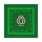 795 Series Wave-A-Hanky - Forest Green Imprinted with Logo (Q508222)
