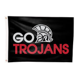 2-ft. H x 3-ft. W Team Flag - Single Side Print Imprinted with Logo (Q509022)