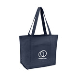 Ripley Recycled Cotton Starboard Tote Bag Imprinted with Logo (Q516122)