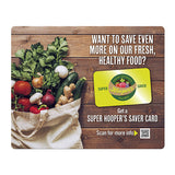 20 x 16 Inch Ultra-Thin Repositionable Counter Mat Imprinted with Logo (Q519822)