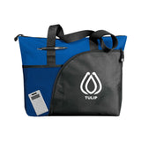 Excel Sport Zippered Utility Business Tote Bags (600d) Imprinted with Logo (Q520311)