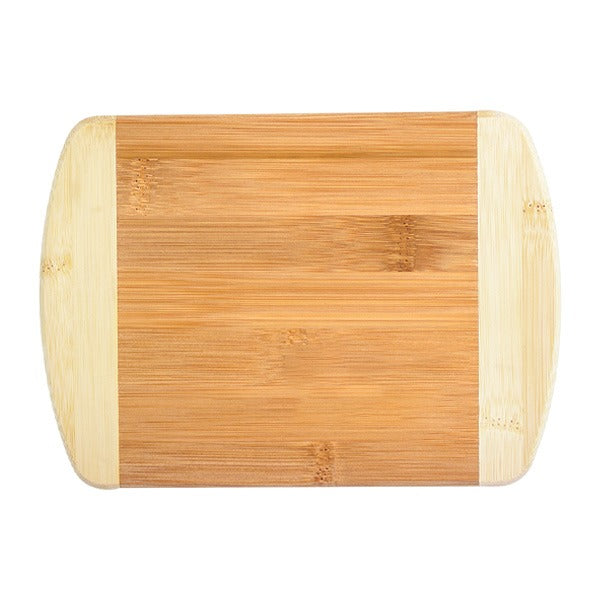 8 x 5.75 Inch Two-Tone Bar Bamboo Cutting Board (Q525022)
