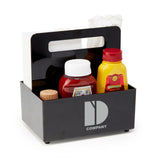 Plastic Condiment Caddy With Handle Imprinted with Logo (Q530222)