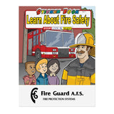 Learn About Fire Safety Stickers Book Imprinted with Logo (Q532122)