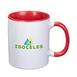 4th of July - 11 Oz. Dye Blast Full Color Mug Imprinted with Logo (Q533211)