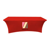 8 Ft. Stretch Table Cover (3-Sided) Imprinted with Logo (Q538122)