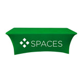 8 Ft. Stretch Table Cover (3-Sided) Imprinted with Logo (Q538122)