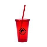 Double Wall Economy Tumblers (16 oz.) Imprinted with Logo (Q539311)