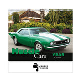 2026 Muscle Cars Wall Calendar - Spiral Imprinted with Logo (Q542222)