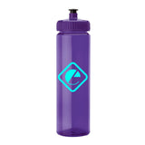 PET Sports Bottle with Pull Spout Lid (25 oz.) Imprinted with Logo (Q543311)
