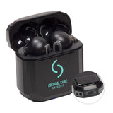 Allegro TWS Earbuds with Solar Powered Charging Case Imprinted with Logo (Q544322)
