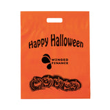Stock Design Halloween Frosted Die Cut - Happy Halloween Imprinted with Logo (Q550222)