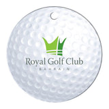 Golf Ball Shaped Luggage Tag Imprinted with Logo (Q559322)