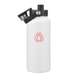 34 Oz. Stainless Steel Water Bottle Imprinted with Logo (Q561822)