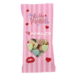 Clear Plastic Snack Pack Bag With Conversation Hearts Imprinted with Logo (Q563611)