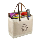 Westover Premium Market Tote Imprinted with Logo (Q564422)
