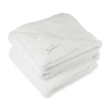 Luxe Faux Fur Throw Blanket - White Imprinted with Logo (Q571922)