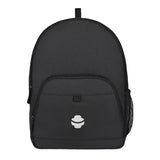 Repeat Recycled Poly Backpack - Black Imprinted with Logo (Q582022)