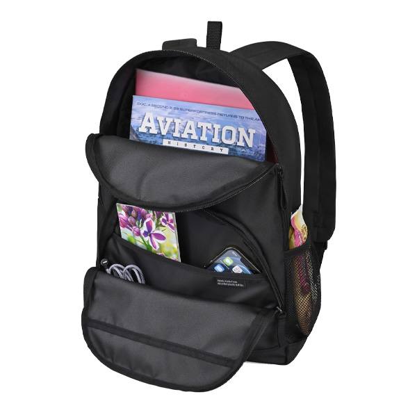Repeat Recycled Poly Backpack - Black (Q582022)