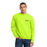 JERZEES® SUPER SWEATS® - Crewneck Sweatshirt Imprinted with Logo (Q58384)