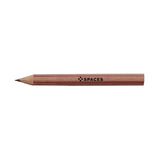 Hex Natural Finish Golf Pencil Imprinted with Logo (Q584611)