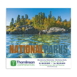 Canadian National Parks - Stapled Calendar Imprinted with Logo (Q584722)