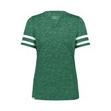 Holloway Eco Revive™ Women's Monterey V-Neck T-Shirt Imprinted with Logo (Q585222)