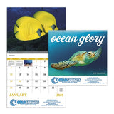 Ocean Glory - Spiral Calendar Imprinted with Logo (Q585722)