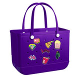 1.6 x 1.6 Inch Beach Bag Charms Medium Imprinted with Logo (Q589022)