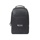 Travis & Wells® Lennox Laptop Backpack - Black Imprinted with Logo (Q591922)