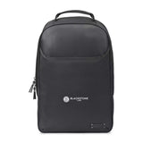 Travis & Wells® Lennox Laptop Backpack - Black Imprinted with Logo (Q591922)