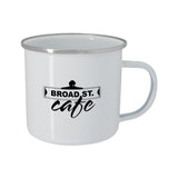 16 Oz. Enamel Campfire Mugs Imprinted with Logo (Q592911)