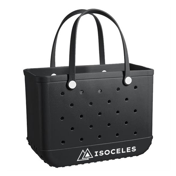 large tote の ネイビー、luggage tagのバニラ(am) Coal Large Tote Bag – La Garçonne