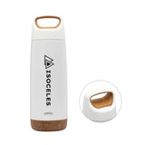 20 Oz. Perka® Axton Stainless Steel Bottle Imprinted with Logo (Q597322)
