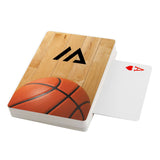 Theme Backs Playing Cards - Basketball Imprinted with Logo (Q597911)