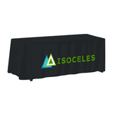 6-ft. Non-Fitted Front Print Only Table Cover Imprinted with Logo (Q598022)