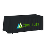 6-ft. Non-Fitted Front Print Only Table Cover Imprinted with Logo (Q598022)