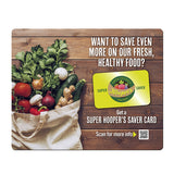 16 x 20 Inch 2.5MM Hard Surface Heavy-Duty Counter Mat Imprinted with Logo (Q598822)