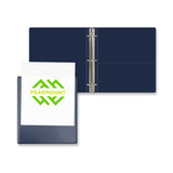 1.5 Inch Entrapment Round Ring Binder Imprinted with Logo (Q599122)