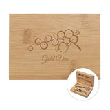 Bamboo Wine Tool Set Imprinted with Logo (Q604922)